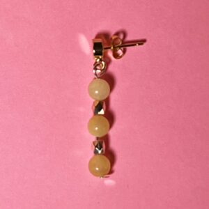 Honey Calcite Drop Earrings