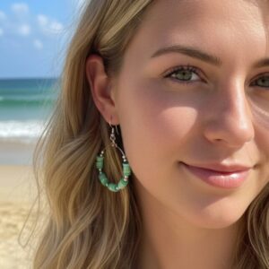 Clay Colors Hoop Earrings