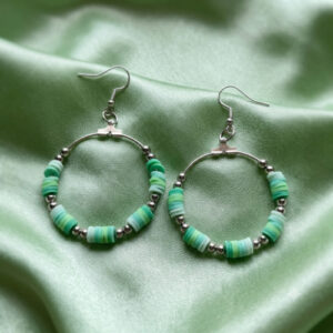 Clay Colors Hoop Earrings