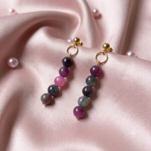 Persian Jade Dangle Earrings