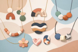 Read more about the article 12 Polymer Clay Necklace Designs to Try