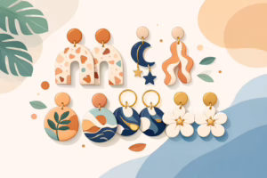 15 Polymer Clay Earrings Examples to Inspire