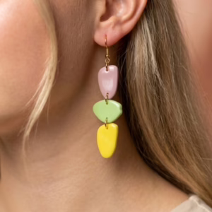 Bohemian Pebbles Drop Earrings