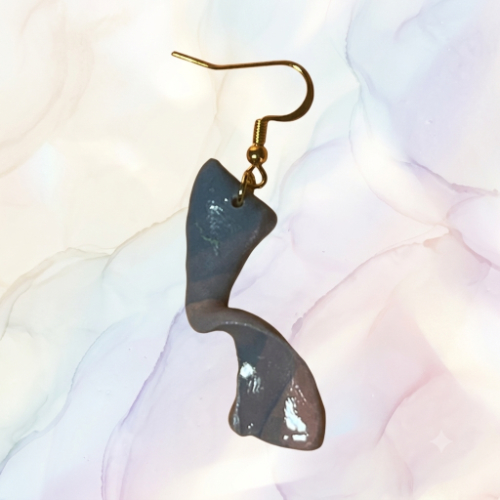 Blue Bohemian Twist Earrings