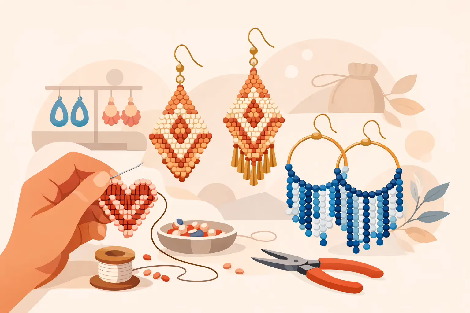 You are currently viewing Handmade Beaded Earrings That Feel Personal