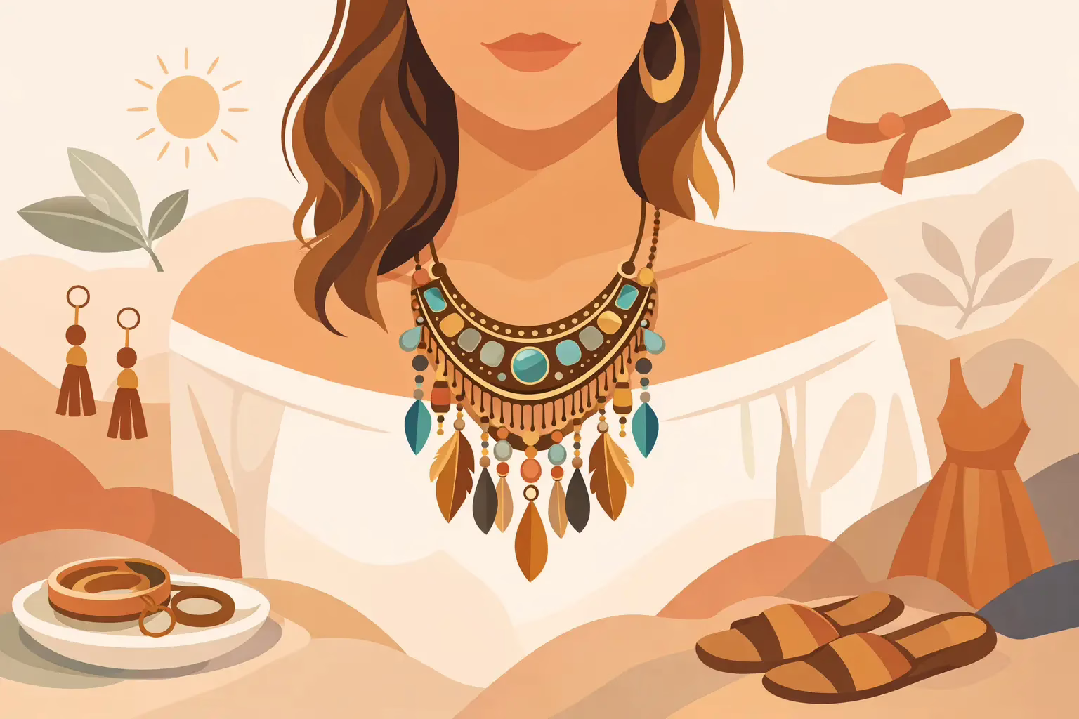 You are currently viewing How to Style a Boho Statement Necklace