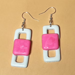 Bubblegum Drop Earrings
