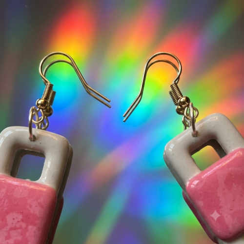 Bubblegum Drop Earrings