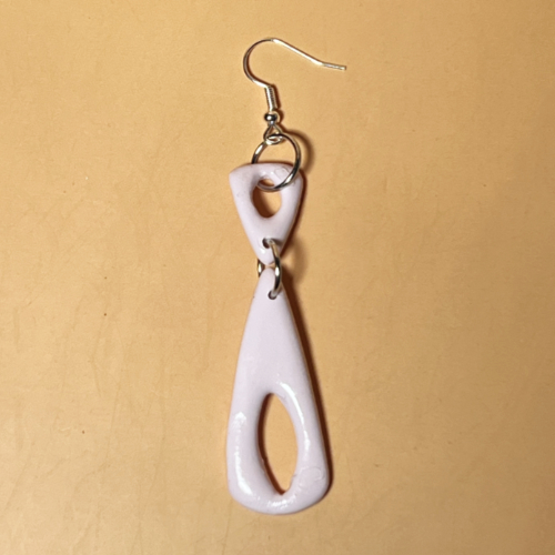 Pink Bohemian Geometric Earrings