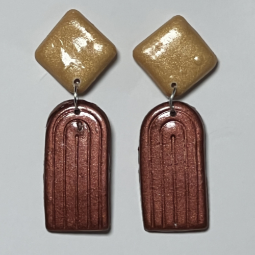 Bohemian Geometric Arch Earrings
