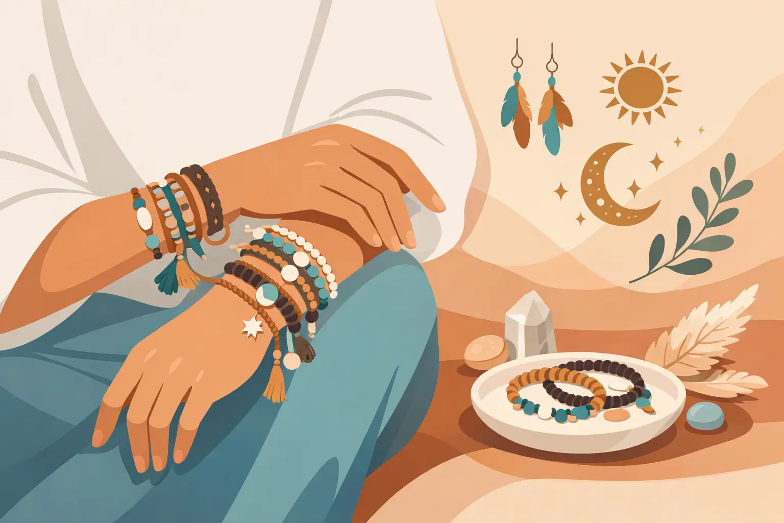 How to Style Boho Bracelets Every Day