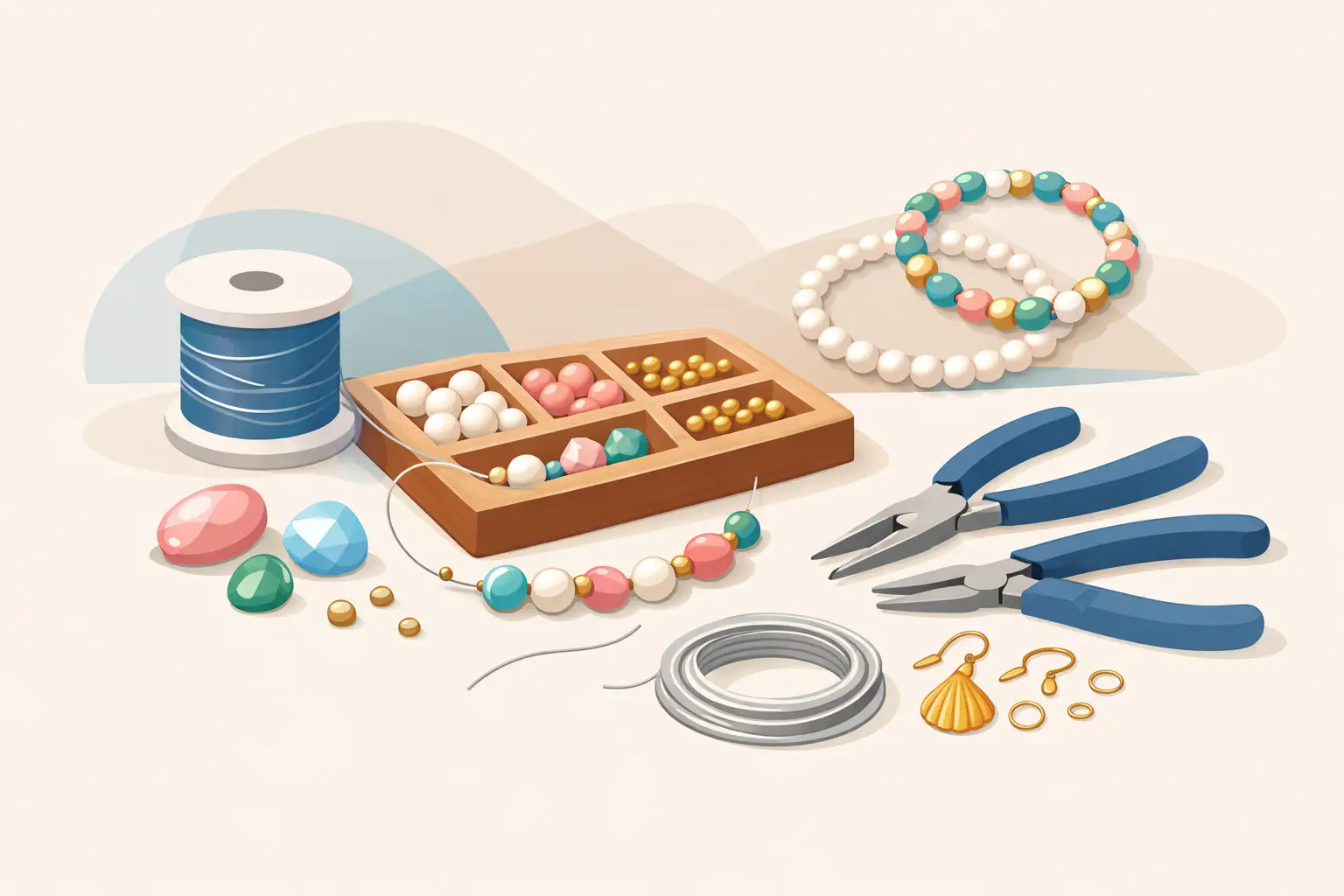 You are currently viewing A Guide to Beaded Jewelry Materials