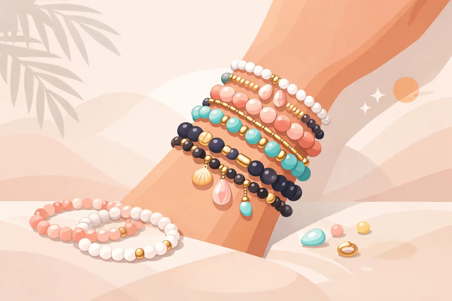 You are currently viewing How to Layer Beaded Bracelets Beautifully