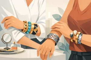 How to Wear Statement Bracelets Well