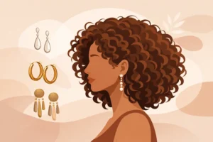 What Earrings Go With Curly Hair?
