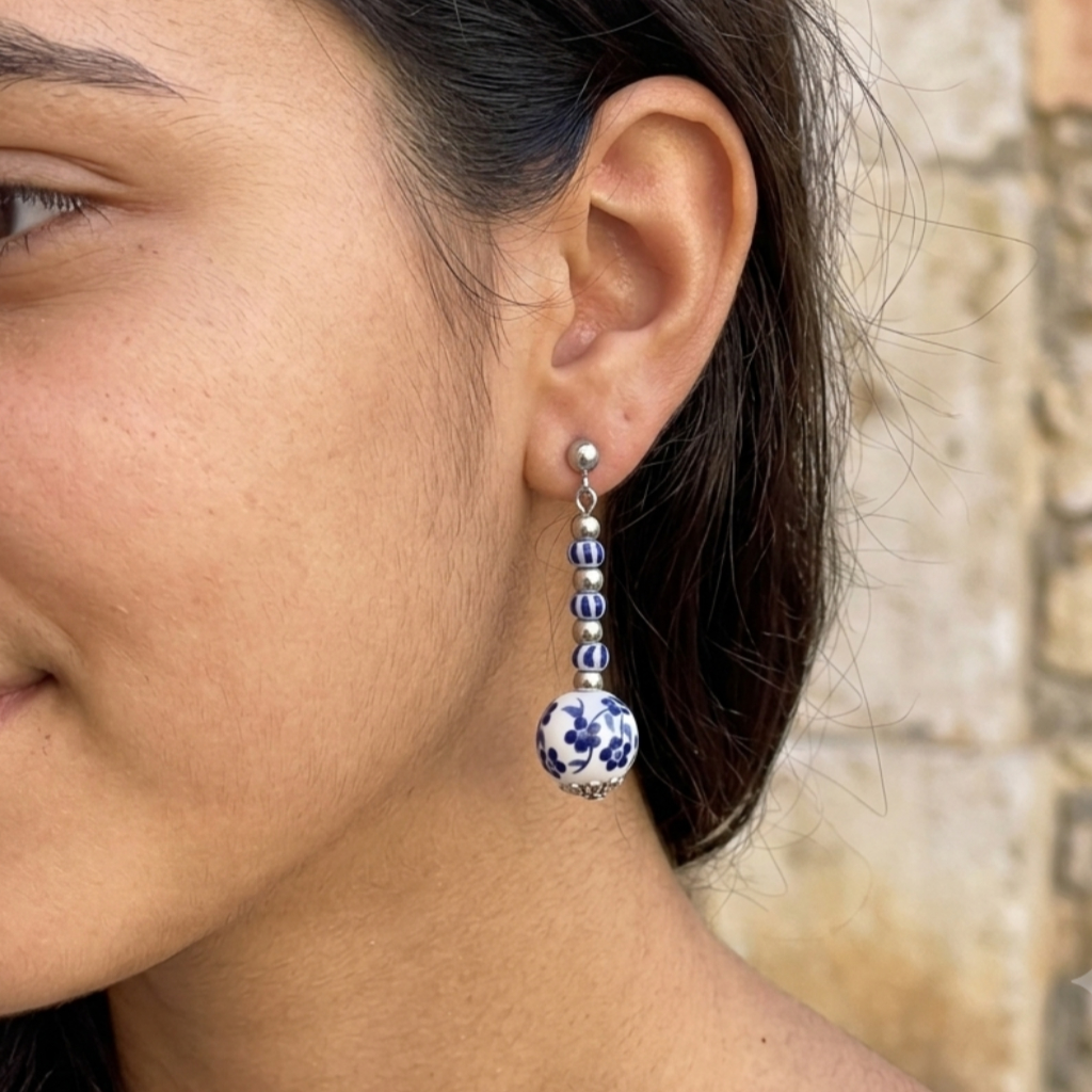Portuguese-inspired Drop Earrings