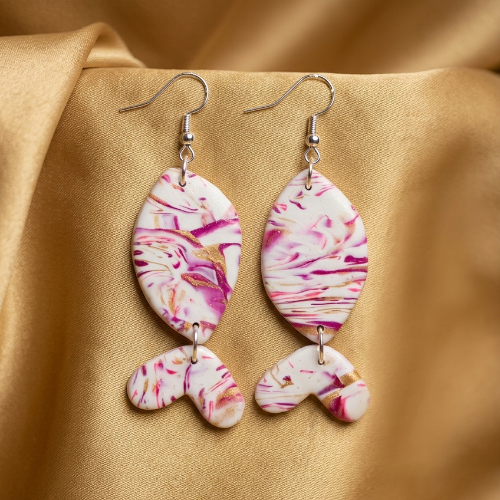 Pop Art Fish Earrings