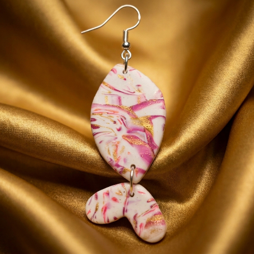 Pop Art Fish Earrings