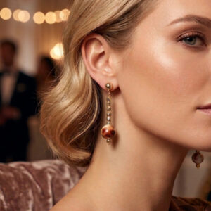 Antique Leopard Stud Earrings