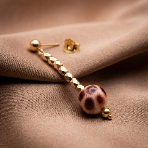 Antique Leopard Stud Earrings