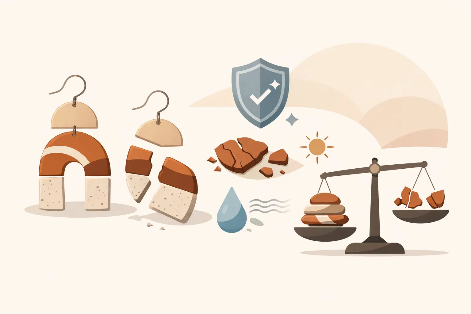 Read more about the article Can Clay Earrings Break? What Affects Their Durability