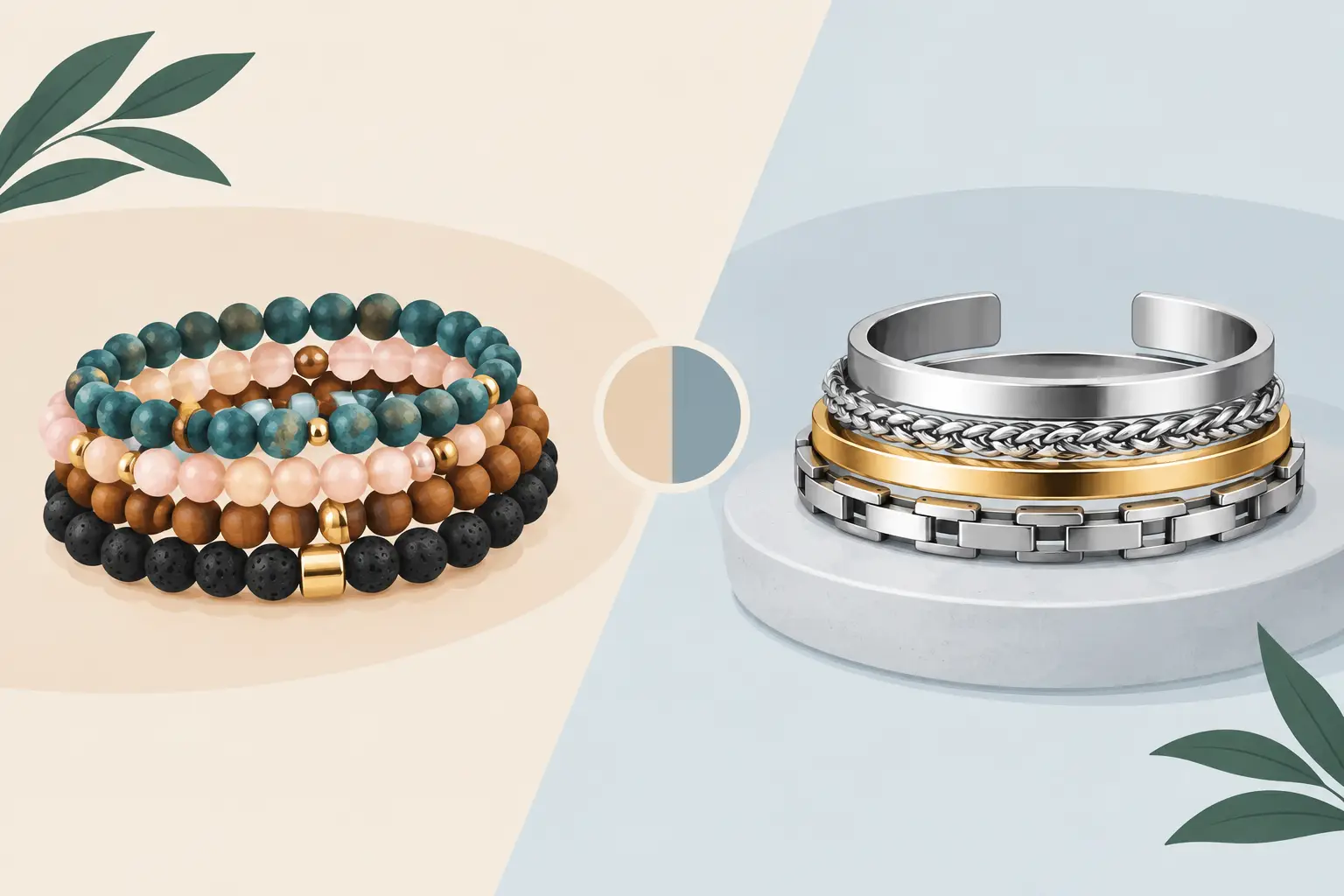 Read more about the article Beaded Bracelets vs Metal Bracelets for Your Style