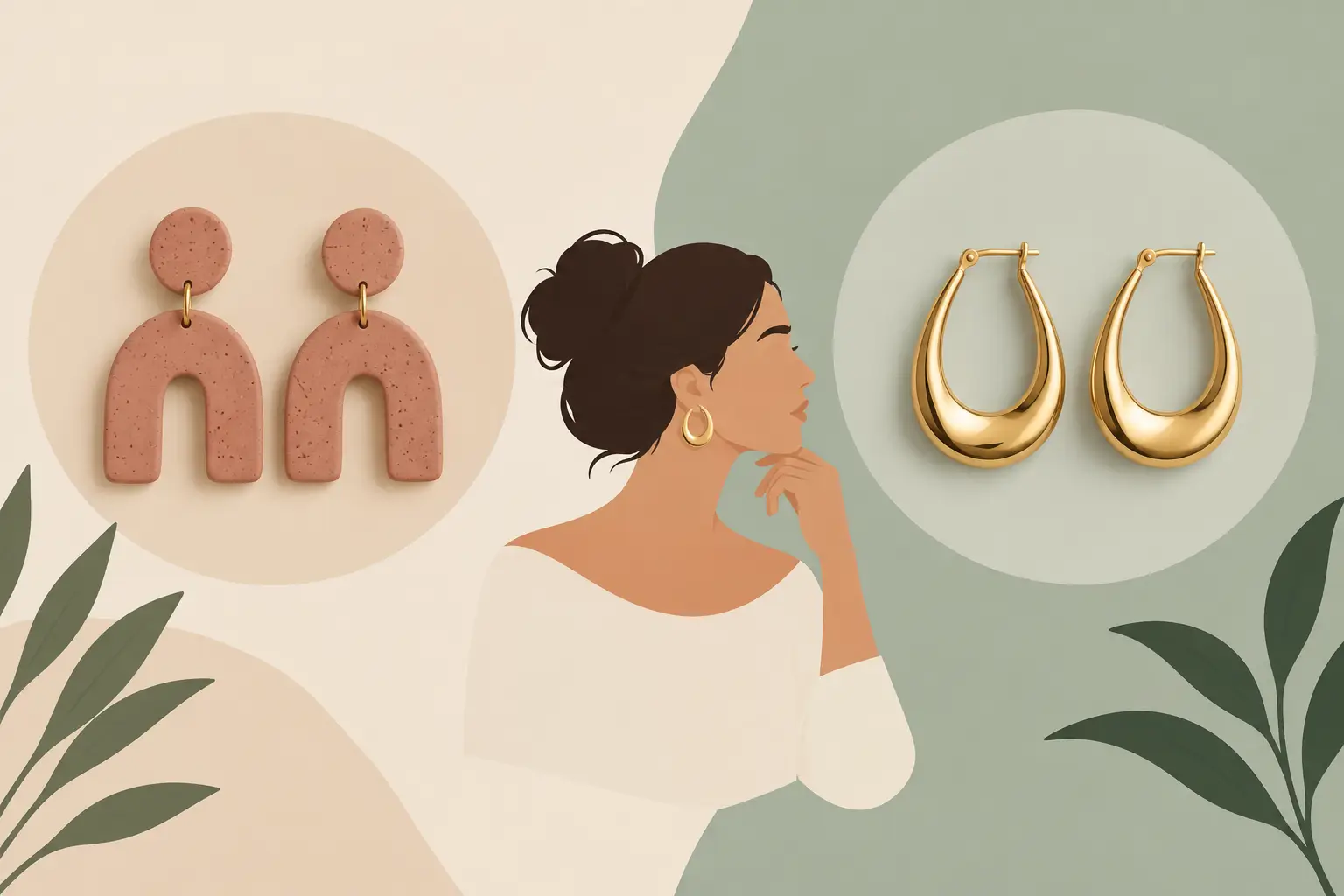Read more about the article Clay vs Metal Earrings: Which Pair Feels Like You?